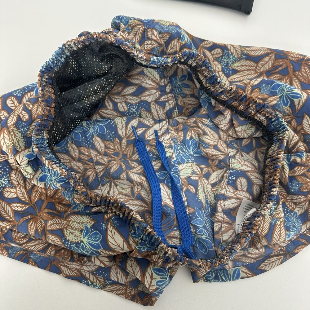 Patagonia Men’s Baggies Shorts Blue Floral 5" - Picture 6 of 6